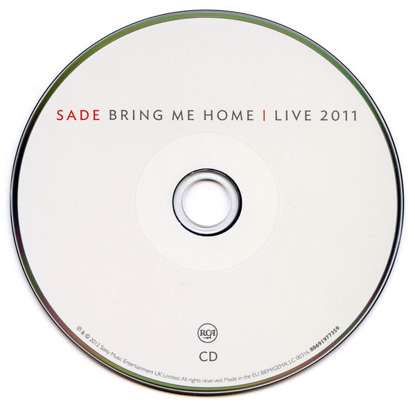Sade - Bring Me Home | Live 2011 (CD) (2 CD) Image