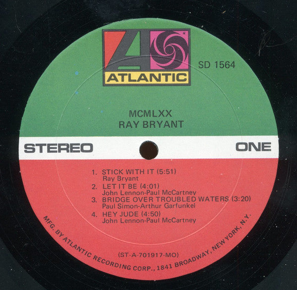 Ray Bryant - MCMLXX (Vinyl) Image