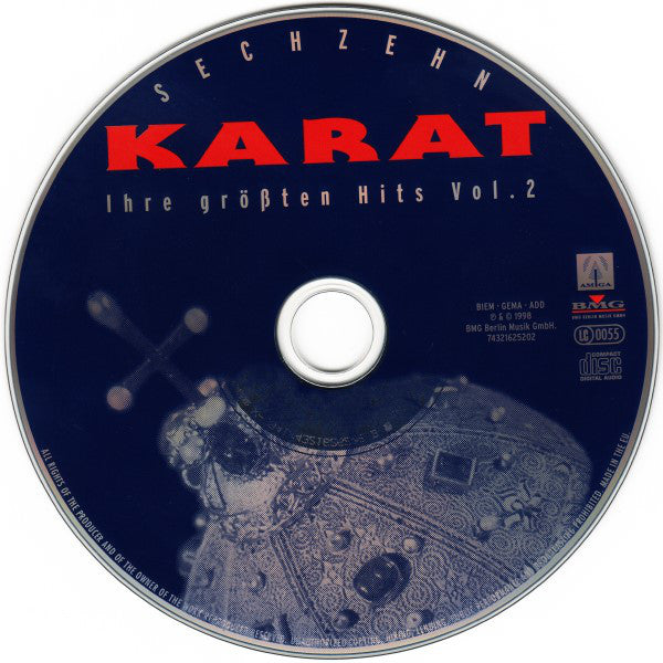 Karat - Sechzehn Karat - Ihre GrÃ¶ÃŸten Hits Vol. 2 (CD) Image