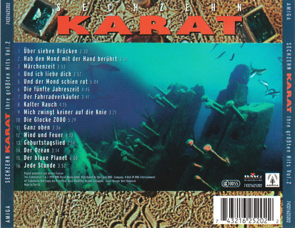 Karat - Sechzehn Karat - Ihre GrÃ¶ÃŸten Hits Vol. 2 (CD) Image