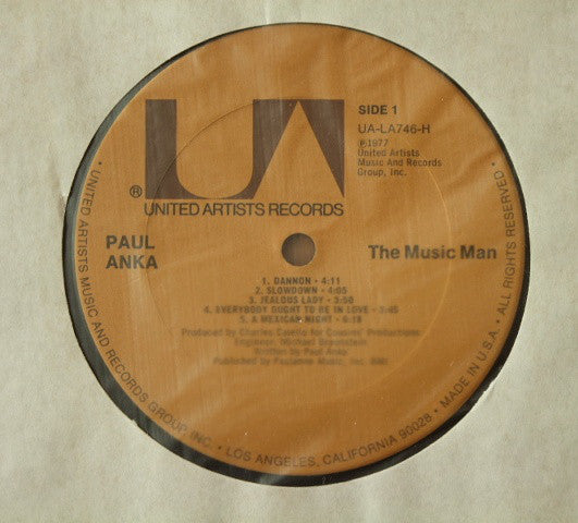 Paul Anka - The Music Man (Vinyl) Image