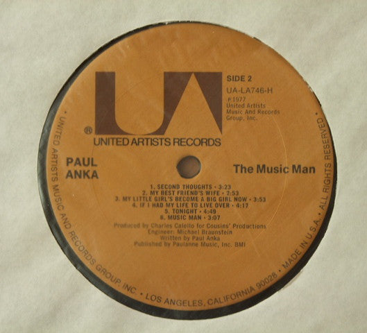 Paul Anka - The Music Man (Vinyl) Image