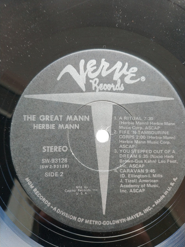 Herbie Mann - The Great Mann (Vinyl) Image