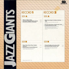 Milt Buckner - Buddy Tate - Wallace Bishop - Coleman Hawkins & Stan Getz Quintet, Various - Jazz Giants (Vinyl) (2 LP) Image