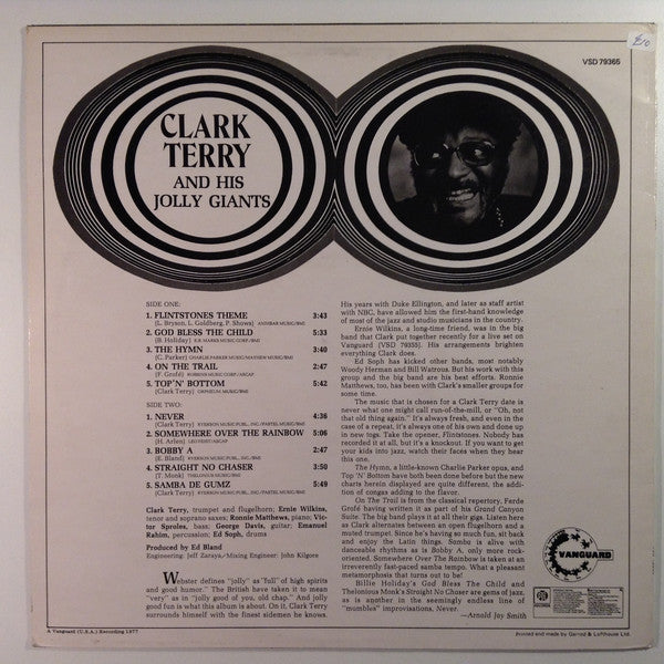 Clark Terry And His Jolly Giants - Clark Terry And His Jolly Giants (Vinyl) Image