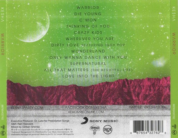 Kesha - Warrior (CD) Image