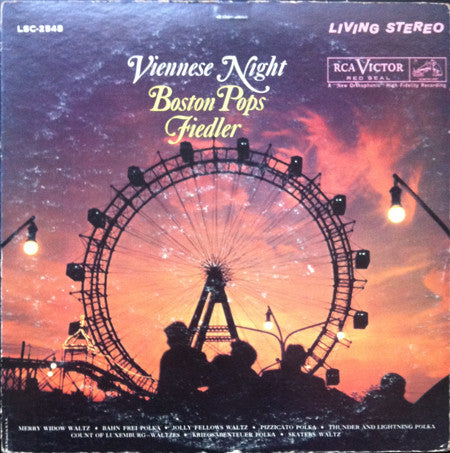 Arthur Fiedler With Boston Pops Orchestra, The - Viennese Night (Vinyl) Image