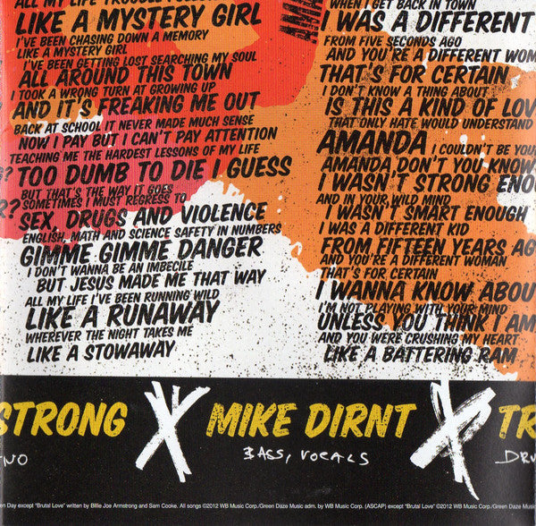 Green Day - Â¡TRÃ‰! (CD) Image