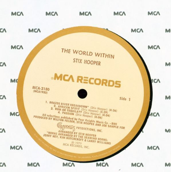 "Stix" Hooper - The World Within (Vinyl) Image