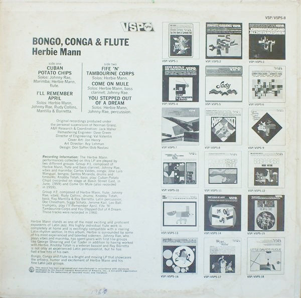 Herbie Mann - Bongo Conga & Flute (Vinyl) Image