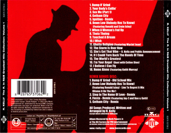 R. Kelly - The R. In R&B Greatest Hits Collection: Volume 1 (CD) (2 CD) Image