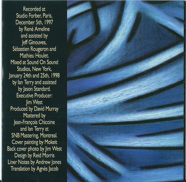 David Murray Featuring Fontella Bass - Speaking In Tongues (CD) Image