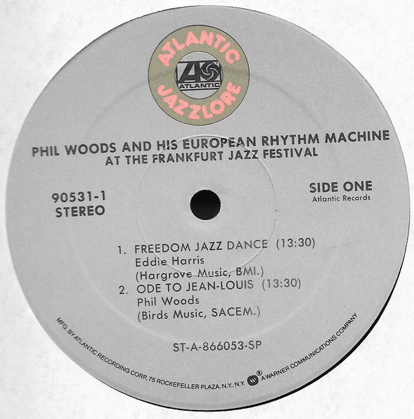 Phil Woods And His European Rhythm Machine - At The Frankfurt Jazz Festival (Vinyl) Image