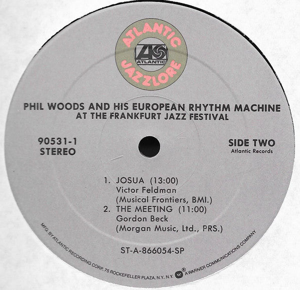 Phil Woods And His European Rhythm Machine - At The Frankfurt Jazz Festival (Vinyl) Image