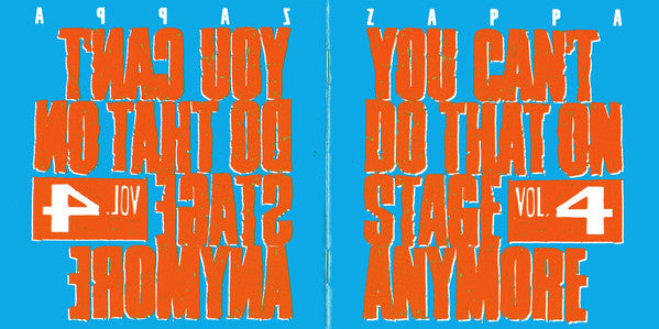Frank Zappa - You Can't Do That On Stage Anymore Vol. 4 (CD) (2 CD) Image