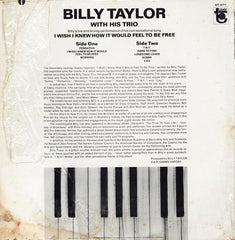 Billy Taylor - I Wish I Knew How It Would Feel To Be Free (Vinyl) Image