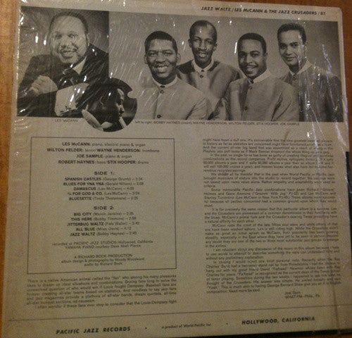 Les McCann & Crusaders, The - Jazz Waltz (Vinyl) Image