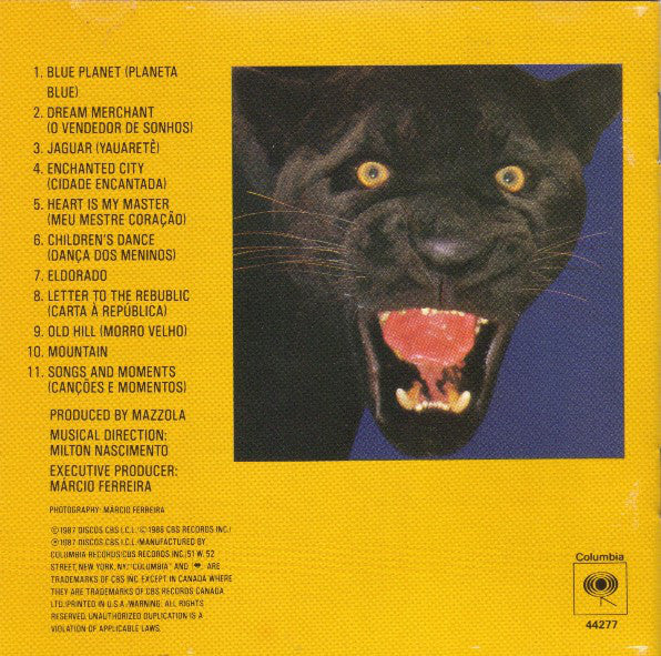 Milton Nascimento - YauaretÃª (CD) Image