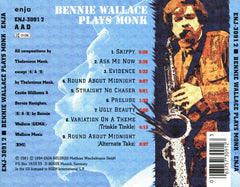 Bennie Wallace, Jimmy Knepper, Eddie Gomez, Dannie Richmond - Bennie Wallace Plays Monk (CD) Image