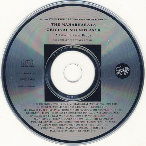 Various - The Mahabharata - Original Soundtrack (CD) Image