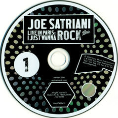 Joe Satriani - Live In Paris: I Just Wanna Rock (CD) (2 CD) Image