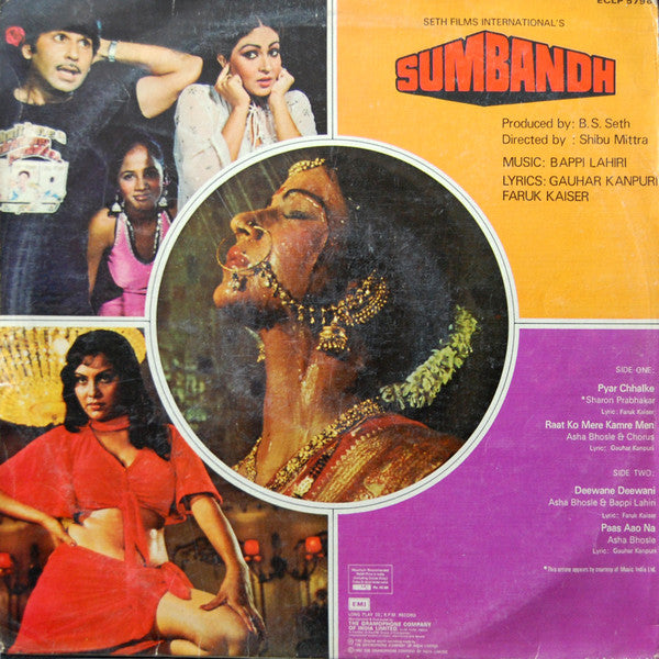 Bappi Lahiri, Gauhar Kanpuri, Faruk Kaiser - Sumbandh (Vinyl) Image