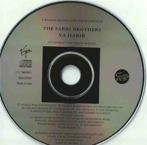 Sabri Brothers, The - Ya Habib (CD) Image