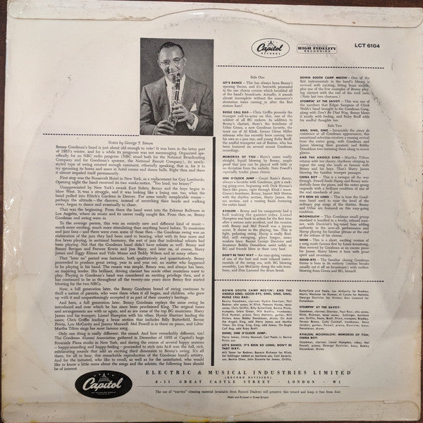 Benny Goodman With Harry James (2), Lionel Hampton, Martha Tilton - Benny Goodman (Vinyl) Image