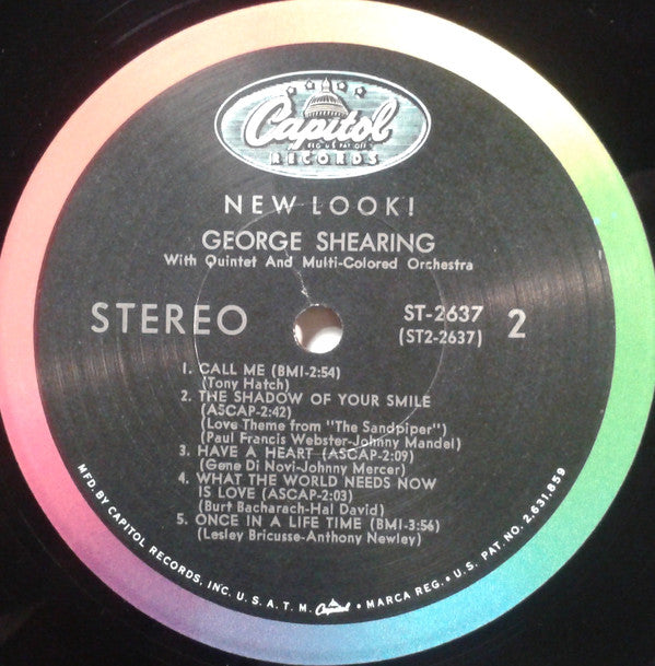 George Shearing With George Shearing Quintet, The And The New Sounds Of George Shearing Orchestra, The - New Look! (Vinyl) Image
