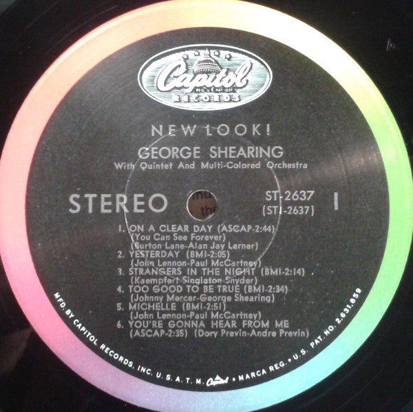George Shearing With George Shearing Quintet, The And The New Sounds Of George Shearing Orchestra, The - New Look! (Vinyl) Image
