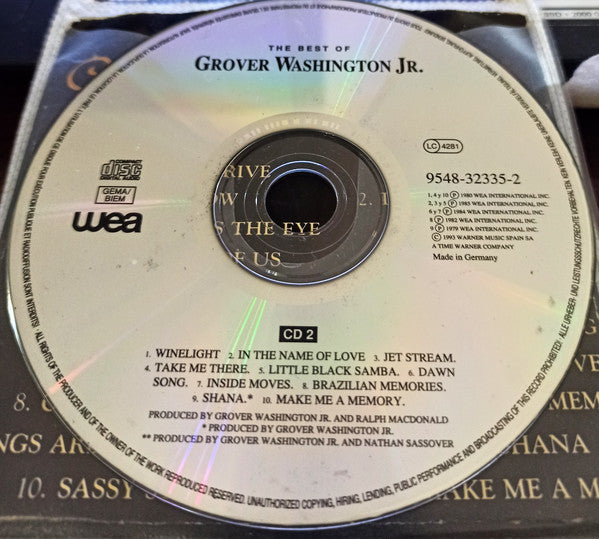Grover Washington, Jr. - The Best Of Grover Washington Jr. (CD) (2 CD) Image