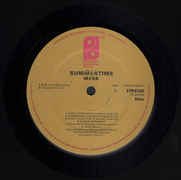 MFSB - Summertime (Vinyl) Image