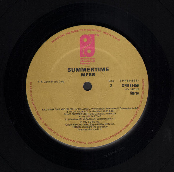 MFSB - Summertime (Vinyl) Image
