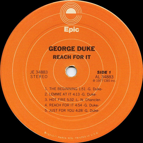 George Duke - Reach For It (Vinyl) Image
