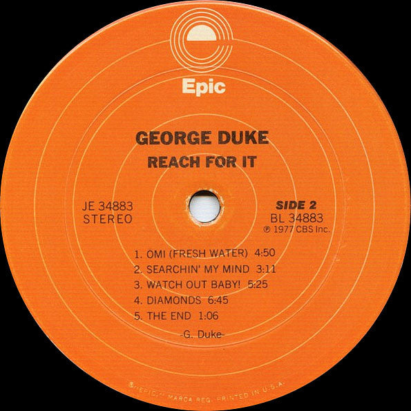 George Duke - Reach For It (Vinyl) Image