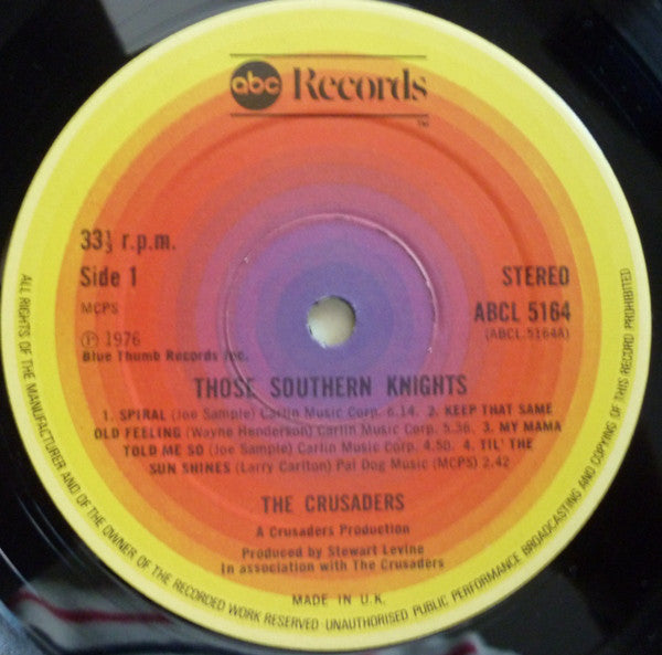 Crusaders, The - Those Southern Knights (Vinyl) Image