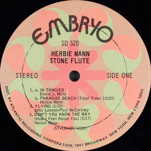 Herbie Mann - Stone Flute (Vinyl) Image