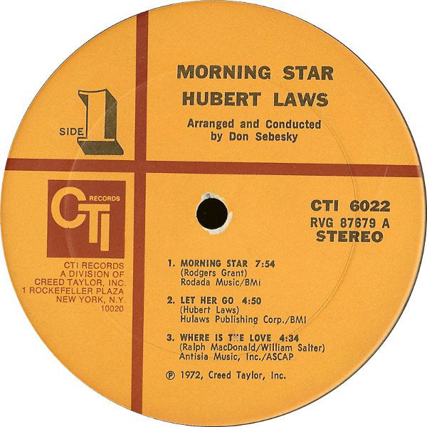 Hubert Laws - Morning Star (Vinyl) Image