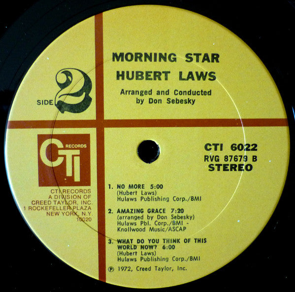 Hubert Laws - Morning Star (Vinyl) Image