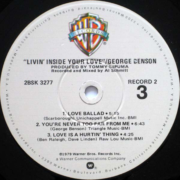 George Benson - Livin' Inside Your Love (Vinyl) (2 LP) Image
