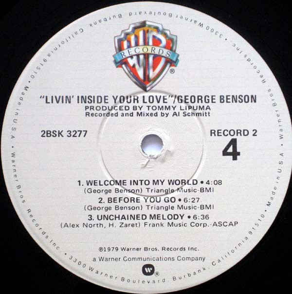 George Benson - Livin' Inside Your Love (Vinyl) (2 LP) Image