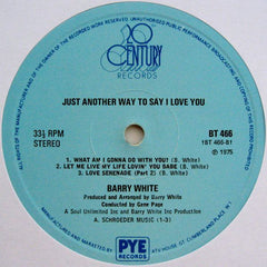 Barry White - Just Another Way To Say I Love You (Vinyl) Image