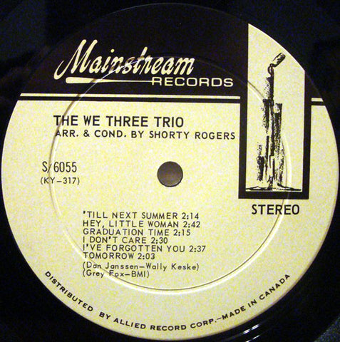 We Three Trio, The - The We Three Trio (Vinyl) Image