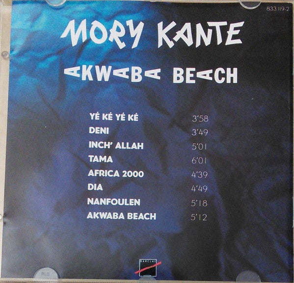 Mory KantÃ© - Akwaba Beach (CD) Image