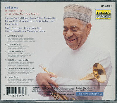 Dizzy Gillespie - Bird Songs (The Final Recordings) (CD) Image