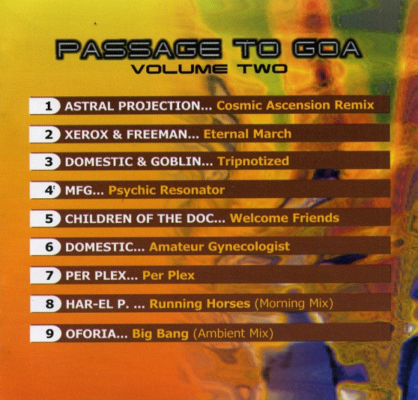 Various - Passage To Goa: Volume Two (CD) Image