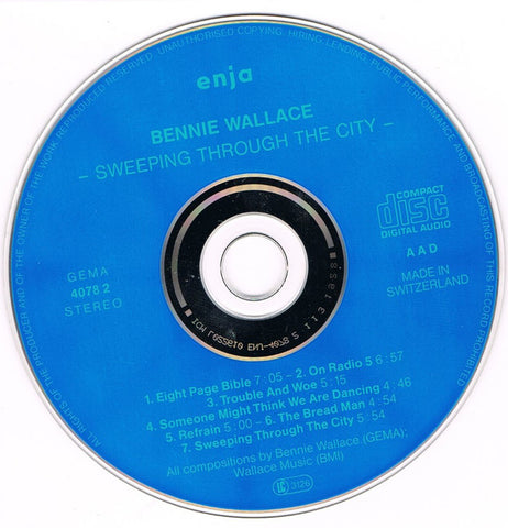Bennie Wallace With Blues Ensemble Of Biloxi, The & Wings Of Song Chorus, The Featuring Ray Anderson, John Scofield - Sweeping Through The City (CD) Image