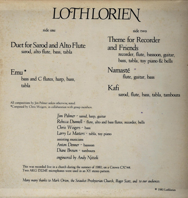 Lothlorien (6) - Lothlorien (Vinyl) Image