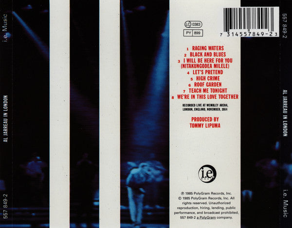 Al Jarreau - In London (CD) Image