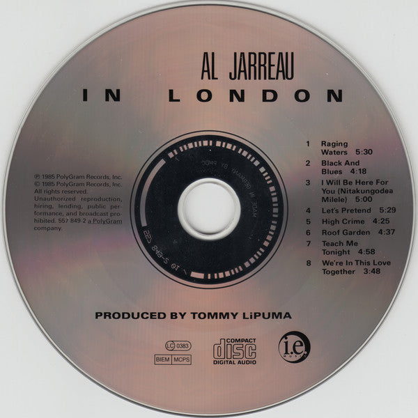 Al Jarreau - In London (CD) Image